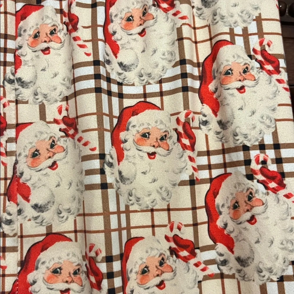Girl’s Santa Shirt and Pant Set